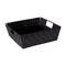 Simplify Storage Shelf Tote, 13 in L, 15 in W, 13 in H, Black, Plastic 25015-2PK-BLACK - alternate 2